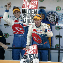 Load image into Gallery viewer, Bathurst News Holden 5 Wins In A Row 2003 poster bundle