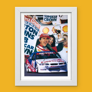 RARE - Original Glenn Seton 1997 Shell ATCC Championship Poster - BIG