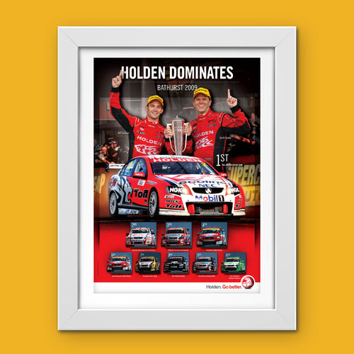 Holden Dominates Bathurst 2009 poster