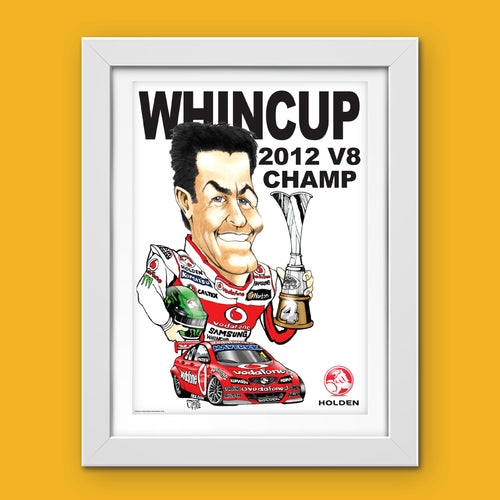 Jamie Whincup 2012 V8 Champ 'Stonie' poster